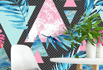Fototapeta Modern tropical pattern 14051